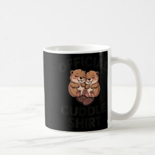 Funny Beavers Hugging Cuddle Coffee Mug