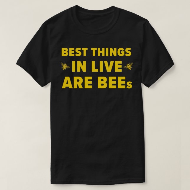 Funny Bee Beekeeping Apiculture Honey T-Shirt (Design Front)