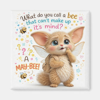 Funny Bee Dad Joke Magnet