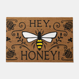 Funny Bee Doormat, Cute Bee Lover Gift, Bee Quote Doormat