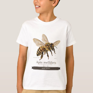 Funny Bee for Kids "Hive Five!" Vintage Honeybee T-Shirt