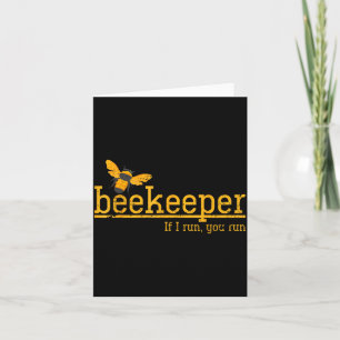 Funny Bee Hive Honey Lover Gift Beekeeper Card