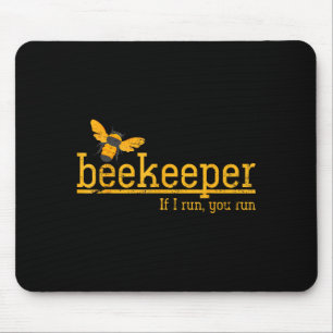Funny Bee Hive Honey Lover Gift Beekeeper Mouse Mat
