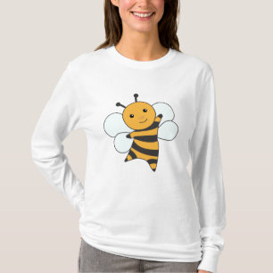 Funny Bee Honey Bees Queen Cute Animals T-Shirt