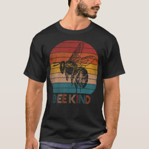 Funny Bee Kind Be Kind, Retro Classic bee Gift for T-Shirt