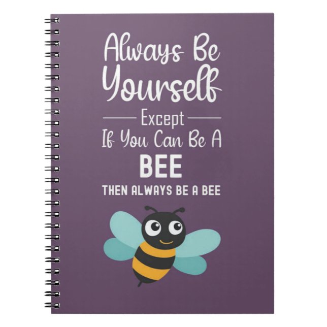 Funny Bee Lover Gifts Farmer Beekeeper  Notebook (Front)