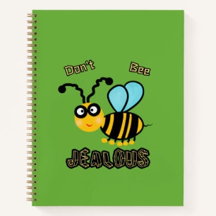 Funny bee notebook