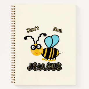 Funny bee notebook