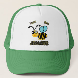 Funny bee trucker hat