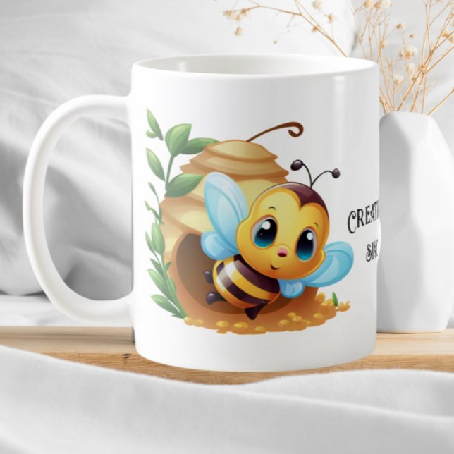 Funny Beekeeper Honeybee Creating Buzz Since Quote Coffee Mug (Creator Uploaded)