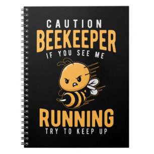Funny Beekeeper Joke Bee Humour Notebook