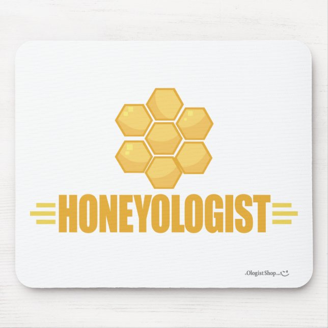 Funny Beekeeper Mouse Mat (Front)
