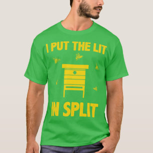 Funny Beekeeping Bee Hive Split 1 T-Shirt