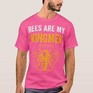 Funny Beekeeping Bees are my Wingmen T-Shirt