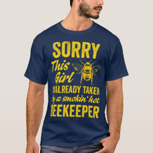 Funny Beekeeping Wife Girlfriend Wifey Bee 1 T-Shirt