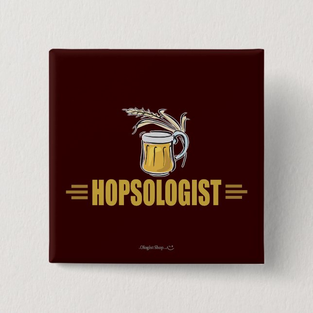 Funny Beer 15 Cm Square Badge (Front)