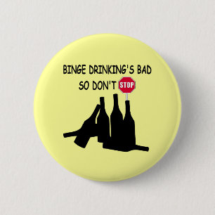 Funny Beer 6 Cm Round Badge