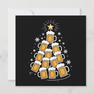 Funny Beer Christmas Tree Holiday Drinking