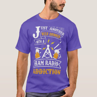 Funny Beer Drinker Ham Radio Premium T-Shirt