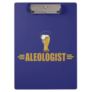 Funny Beer Drinker's Clipboard