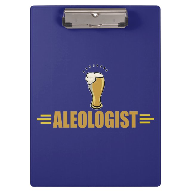 Funny Beer Drinker's Clipboard (Front)