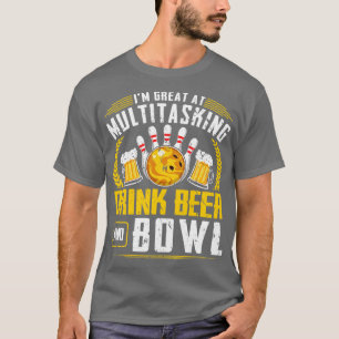 Funny Beer Drinking Bowling T-Shirt