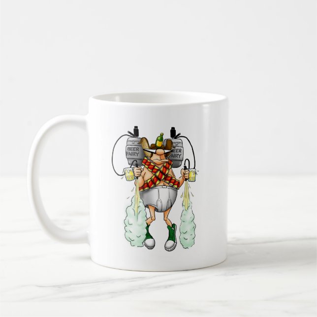 Funny Beer Fairy Mug Gift (Left)