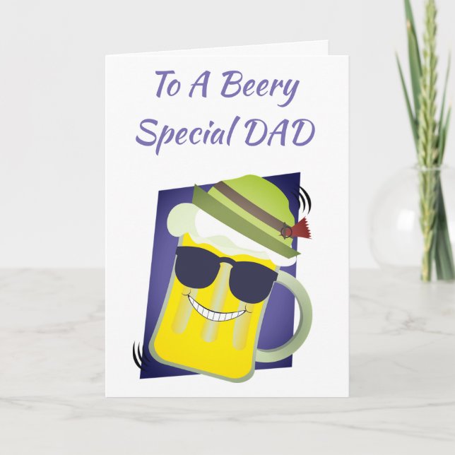 Funny Beer Father's Day Card (Front)
