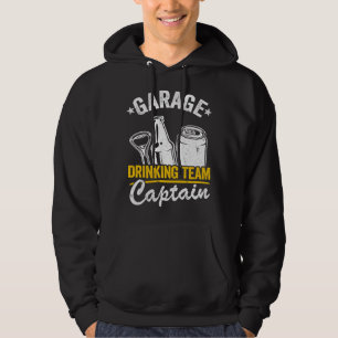 Funny Beer Garage Drinker Garage Drinking Team Cap Hoodie