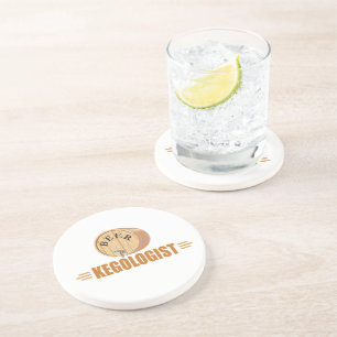 Funny Beer Keg Coaster