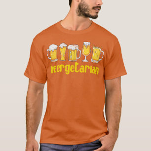 Funny Beer Lover Gift Beergetarian Craft Beer T-Shirt