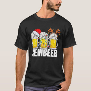 Funny Beer Lover Xmas Christmas Brewdolph The Rein T-Shirt