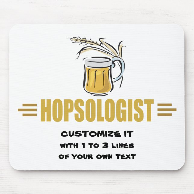 Funny Beer Mouse Mat (Front)