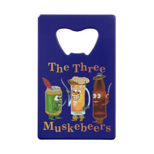 Funny Beer Pun Three Muskebeers
