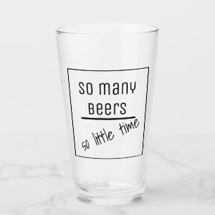 Funny Beer Quote Famous Sayings Glass