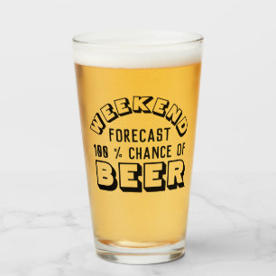 Funny beer quote glass