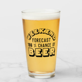 Funny beer quote glass