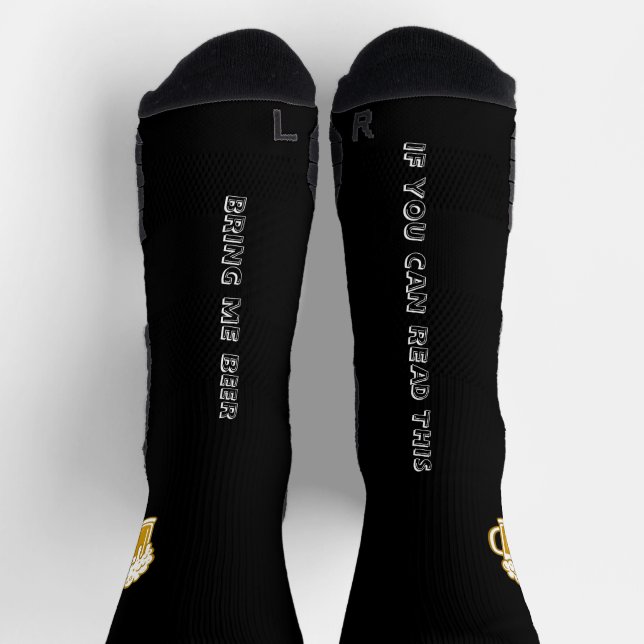 Funny Beer Socks for Men (Top)