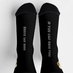 Funny Beer Socks for Men
