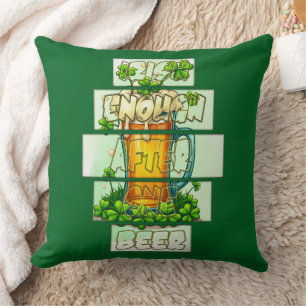Funny Beer St Patrick’s Day Shirt – almofada Cushion