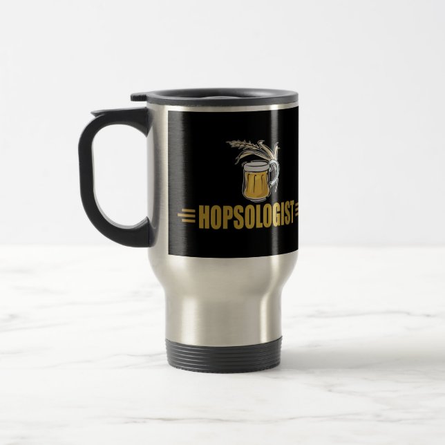 Funny Beer Travel Mug (Left)