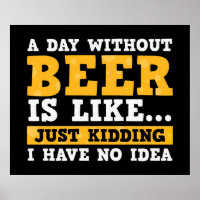 funny beer word art home bar mancave
