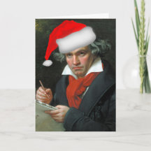 Funny Beethoven Santa Classical Music Christmas