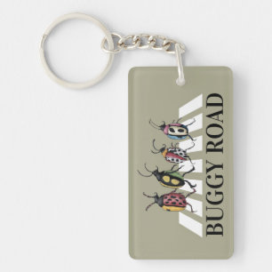 Funny Beetles Key Ring