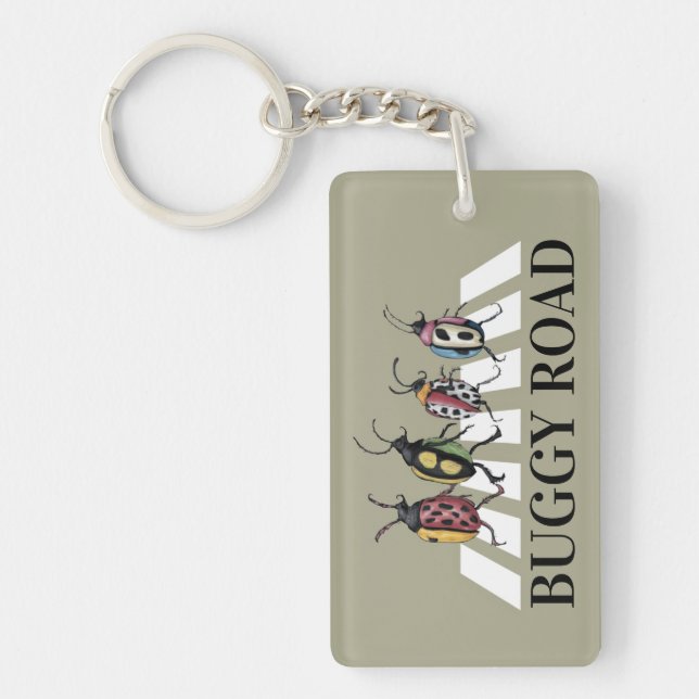Funny Beetles Key Ring (Front)