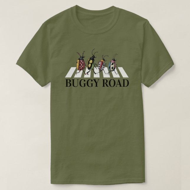 Funny Beetles T-Shirt (Design Front)