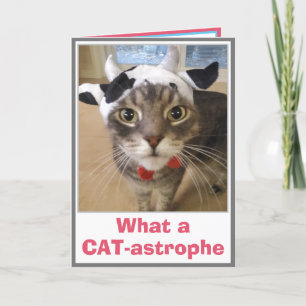 Funny Belated Birthday Card