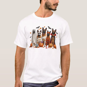 Funny Belgian Malinois Halloween Dog Lover T-Shirt