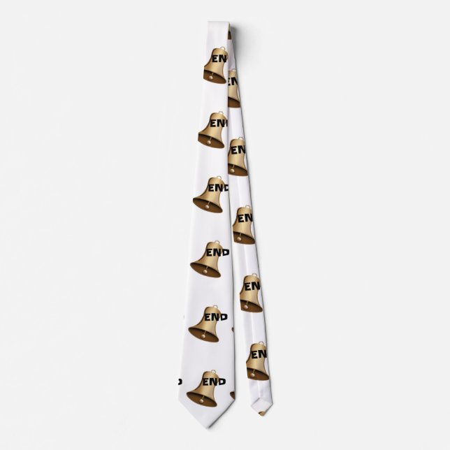 funny bell mens tie (Front)