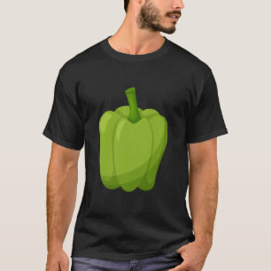 Funny Bell pepper Green Fruit Halloween Costume T-Shirt